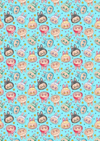 Discover CUTE KAWAII Birthday, Christmas Wrapping Paper - Kawaii Gift Wrap - Cute Monster Birthday