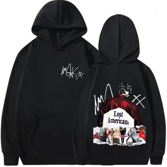 MGK Lost Americana Tour Shirt, Wiz Khalifa 2025 2026 Tour Hoodie For Fan Merch