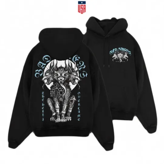 Discover Bad Omens EU Tour 2025 Hoodie Dark Wave Graphic Streetwear