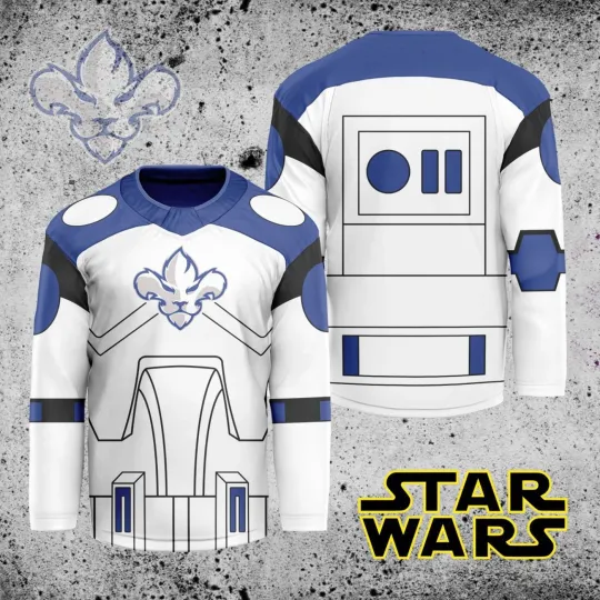 Discover Personalized Trois-rivières Lions X Star Wa.rs Hockey Shirt Men's Fan Gear Gift