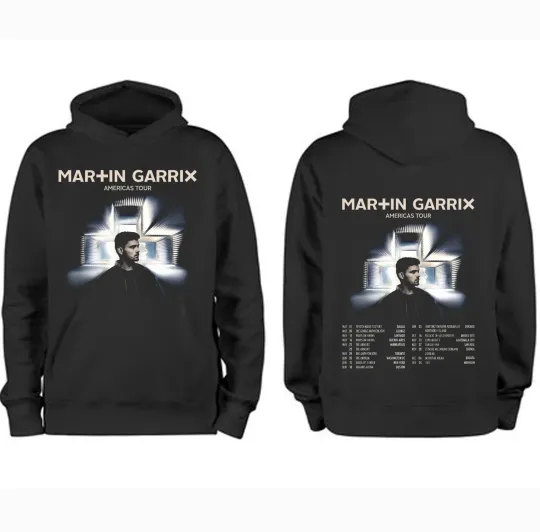 Discover Martin Garrix Americas Tour 2026 City Dates Two Sided Hoodie