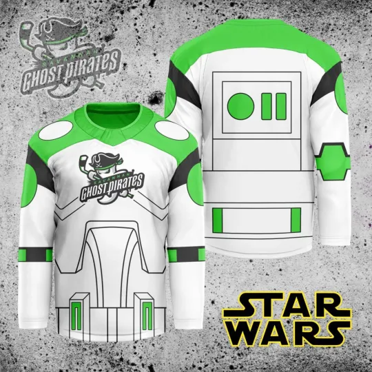 Discover Personalize Savannah Ghost Pirates X Star Wa.rs Hockey Shirt Men's Fan Gear Gift