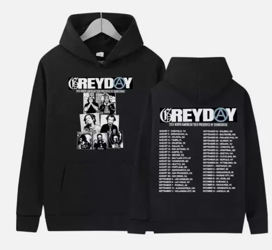 Discover Suicideboyss Day 2024 Tour Print Hoodie Hip Hop Fashion Pullover