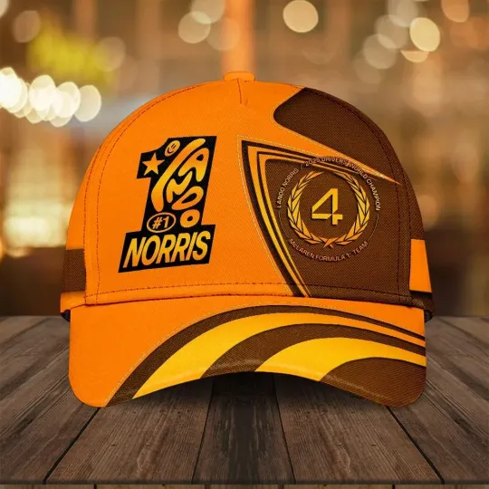 Discover Lando Norris 2025 World Champion Classic Baseball Cap