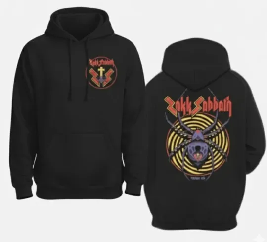 Discover Zakk Sabbath Tour 2025 American Winter 2D Hoodie