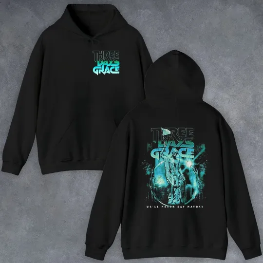Three Days Grace Tour 2025 Concert Unisex Double Sided Hoodie