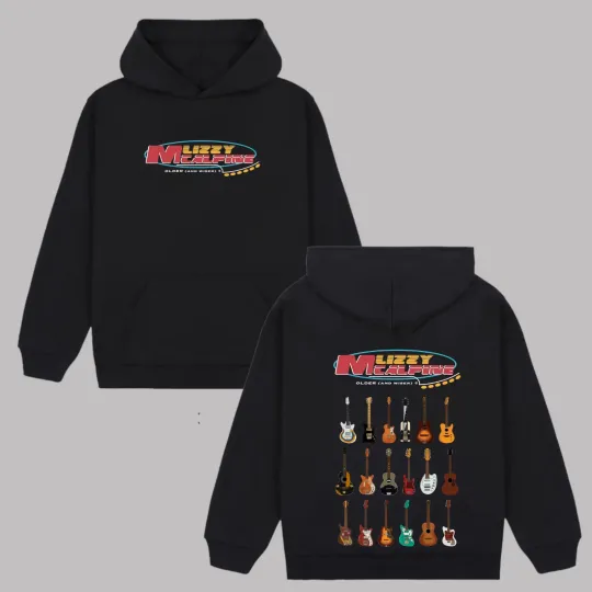 Discover Lizzy McAlpine Older And Wiser Guitar Tour 2025 Hoodie