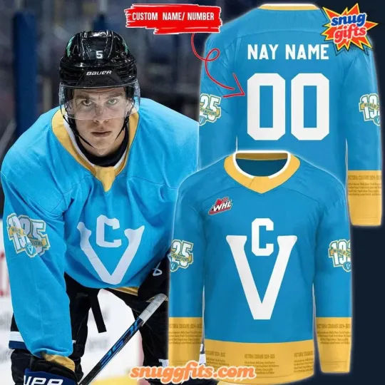 Discover Personalize Victoria Royals x Victoria Cougars Night Hockey Shirt Men's Fan Gear