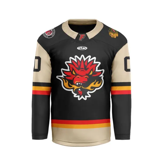 Discover For KIDS Personalized Indy Fuel 2025/26 Black Hockey Shirt Fan Gear Xmas Gift