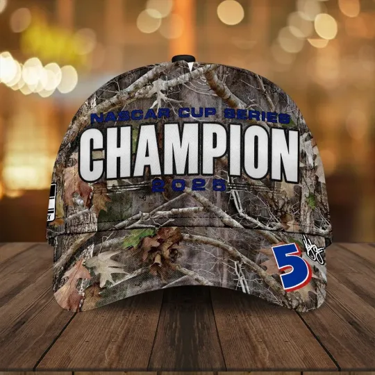 Kyle Larson 2025 NASCAR Cup Series Champion Baseball Cap