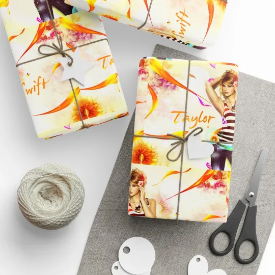 Discover T. Swift singer era tour holiday present Birthday Gift Wrapping Papers Christmas