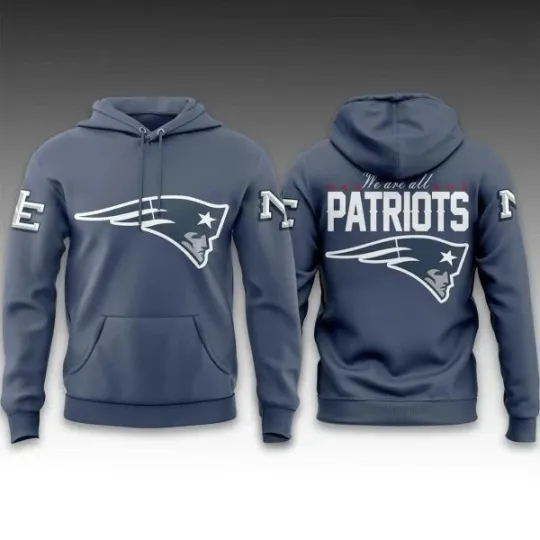 Discover Patriots 2025 Rivalries Nor Easter Storm Blue 3D Hoodie