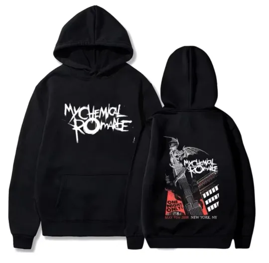 two sides hoodie, VTG 2008 My Chemical Romance Tour 2008 Hoodie