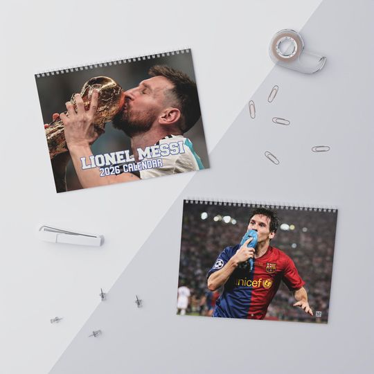 2026 Lionel Messi Wall Calendar | 2026 Wall Calendar | Lionel Messi | Football Player | Football Poster | Football Calendar