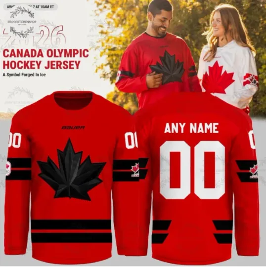 Discover Personalized Hockey Canada 2026 Olympic Limited Red Hockey Jersey
