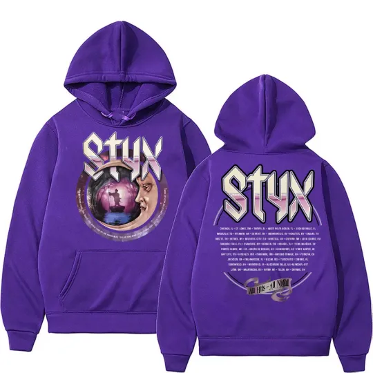 Discover Rare Styxs Band Tour Hoodie Full Size Gift Fan 2 Sides