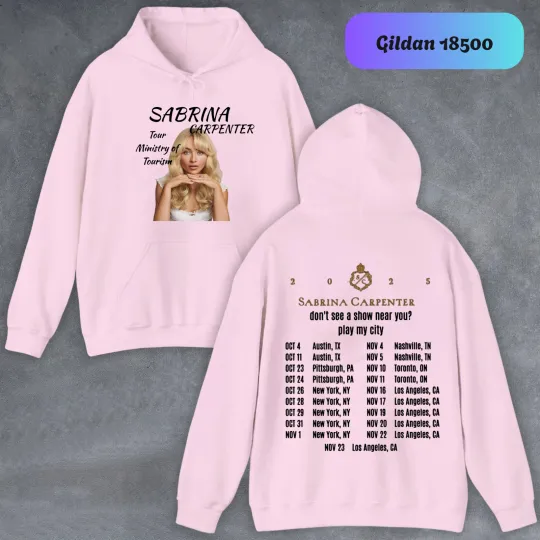 Discover Sabrina Carpenter Tour Hoodie 2025, Ministry of Tourism Concert Unisex Hoodie