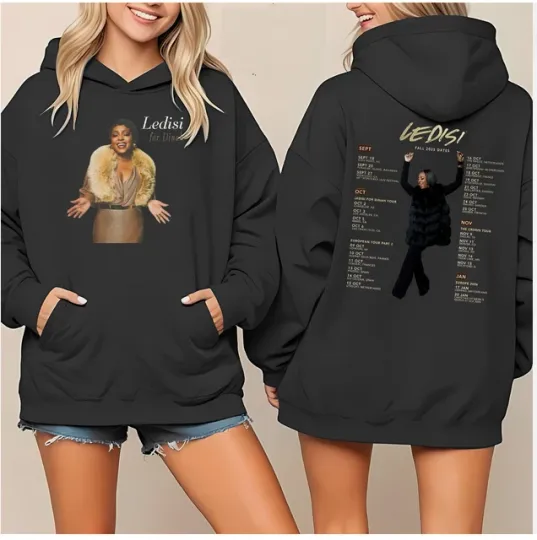 Discover Ledisi The Crown Tour 2025 Poster Music Concert Double Sided Unisex