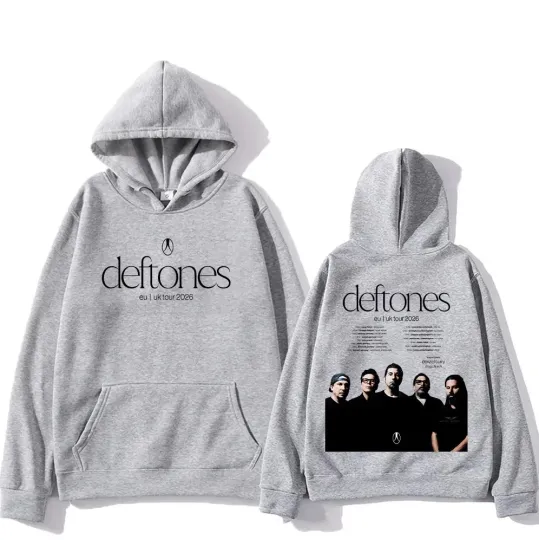 Discover Deftone EU UK Tour 2026 Hoodie Double-Sided