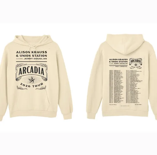 Discover Alison Krauss and Union Station 2026 North American Tour Hoodie