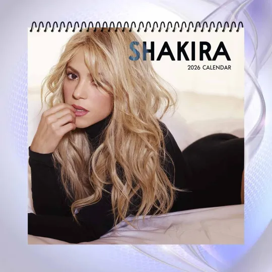 Discover Shakira 2026 Calendar, Latin Pop Icon Desk Calendar, Gift for Music Fans