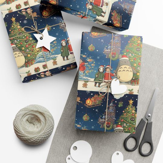 Discover Studio Ghibli Wrapping Paper | Holiday Wrapping Paper