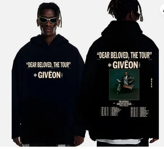 Discover Giveon Dear Beloved, The Tour 2025 Hoodie