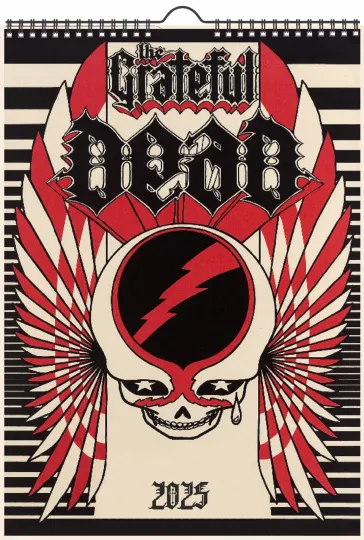 Discover 2026 Vertical Wall Calendar The Grateful Dead Vintage Music Posters
