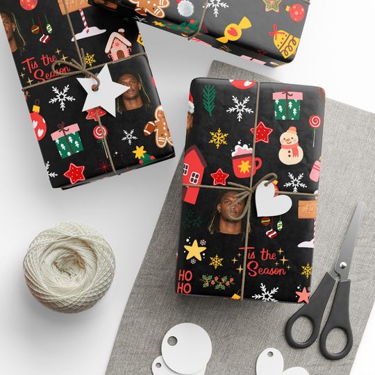 Discover Dallas Cowboys Football Festive Wrapping Paper Set Holiday Gift Wrap, Birthday Wrap Unique Gift Wrap