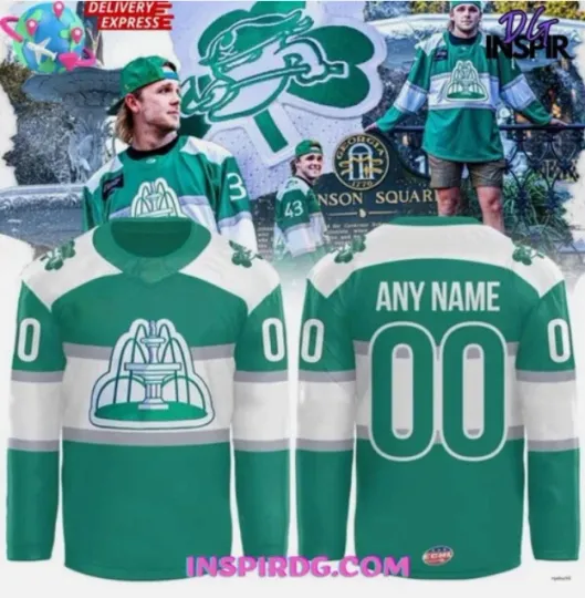 Discover Personalized Savannah Ghost St. Patricks Day 2025 Hockey Jersey