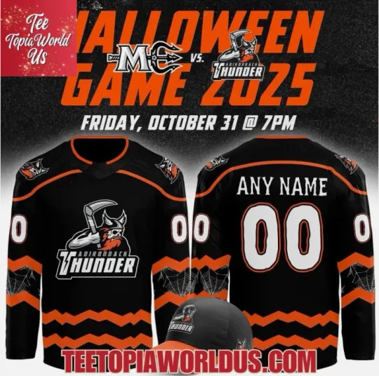 Discover Personalized Thunder Hockey Jersey Gift For Christmas