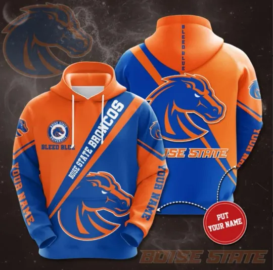 Personalized Boise State Broncos Custom Hoodie 3D