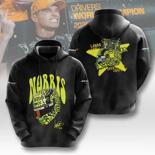Discover Lando Norris 2025 3D Apparel