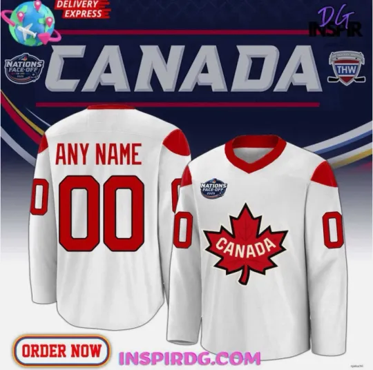 Discover Personalized 4 Nations Canada Premium Second Hockey Jersey Gift For Christmas
