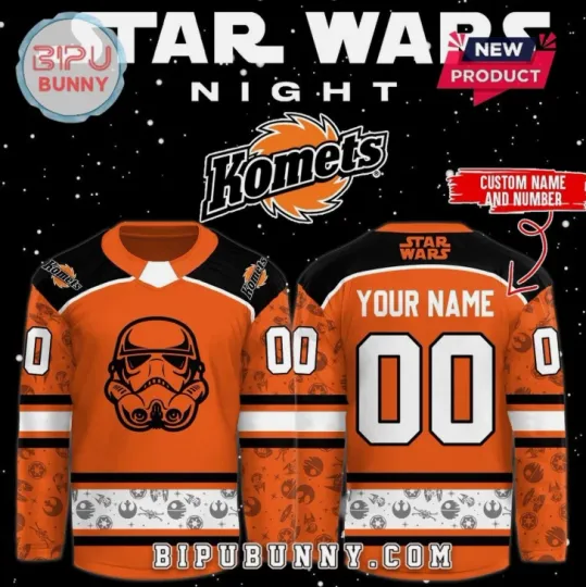 Discover Personalized Star Wars Night 2025 Fort Wayne Hockey Jersey Gift For Christmas