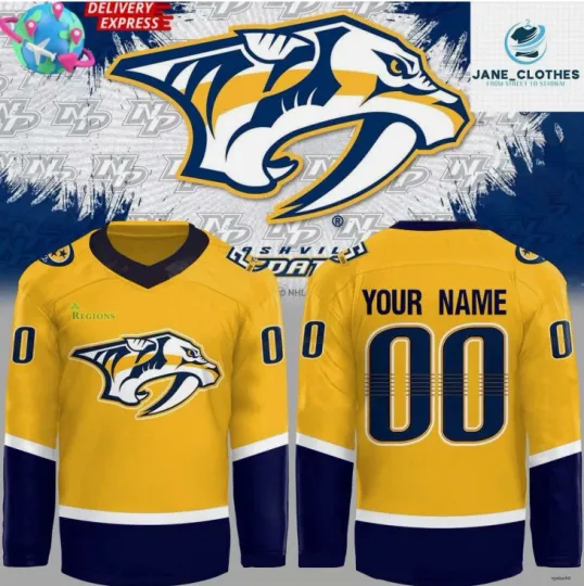 Discover Personalized Predators Regions 2025 Hockey Jersey Gift For Christmas