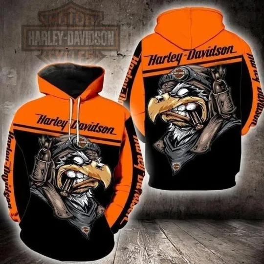 Harley Racing Davidson 3D Hoodie , Unisex Adults
