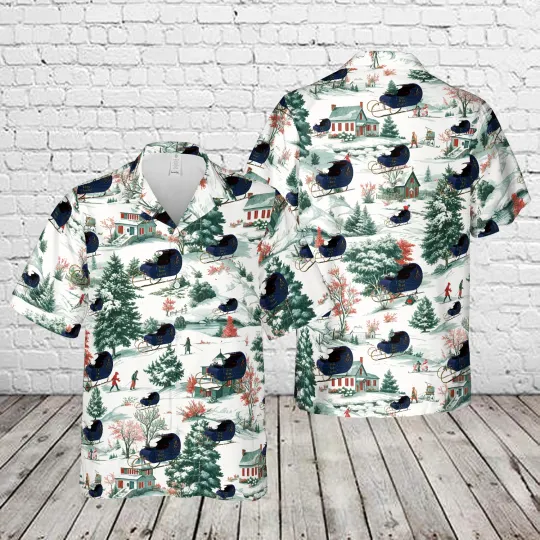 Discover Masonic Sleigh Christmas Hawaiian Shirt