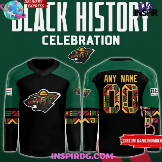 Discover Personalized Minnesota Black History Celebration Special Hockey Jersey