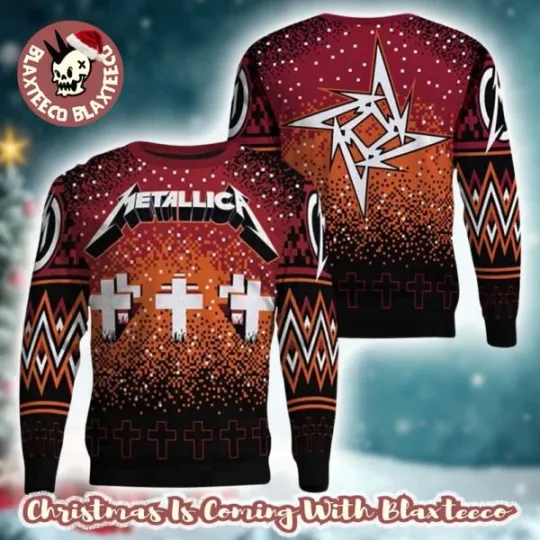 Discover Metallicaa Master Of Puppets Holiday Gift Ugly Christmas Sweater All Size
