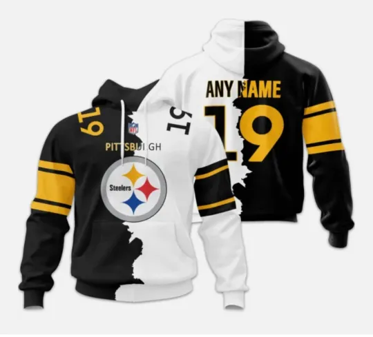 Pittsburgh Football Team Steelerss Hoodie, unisex adults