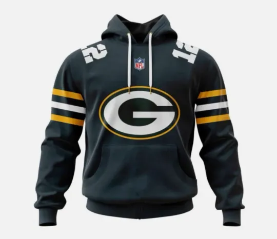 Green Bay Football Team Packerss Hoodie, Unisex Adults