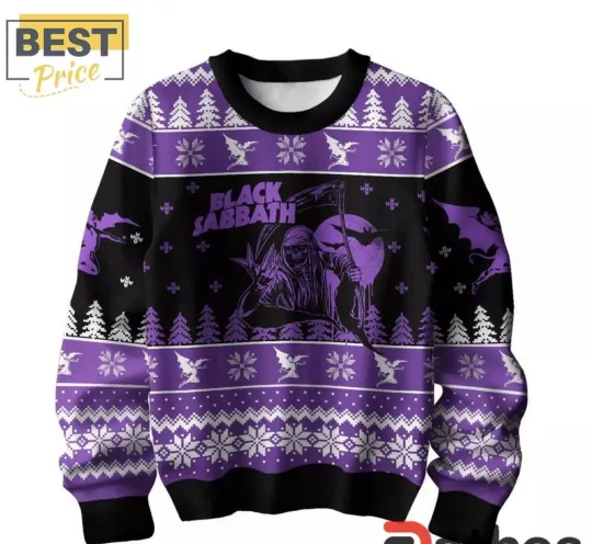 Discover Black Sabath Ugly Christmas Sweater 3D GLC053918