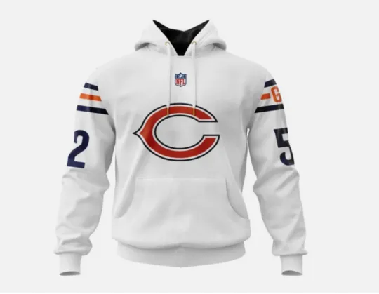 Chicago Football Team Bearss Hoodie, Unisex Adults