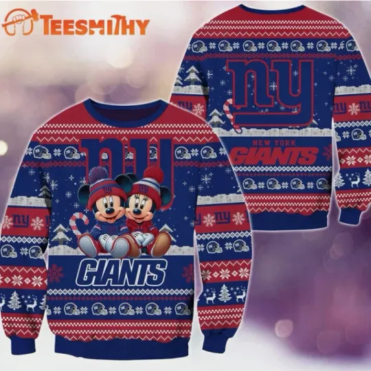 Discover Giants Mickey Minnie Ugly Christmas Sweater Gift For Christmas