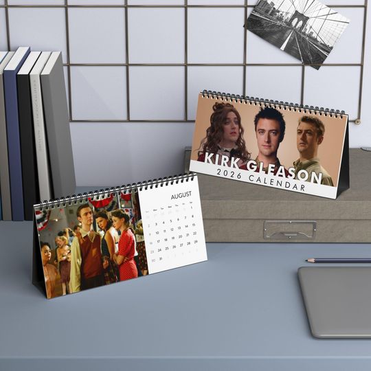 Discover Kirk Gleason Desktop Calendar, Kirk Gleason Gilmore Character Calendar, Kirk Gleason Fan Gift