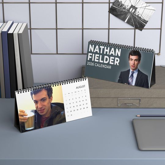 Discover Nathan Fielder Desktop Calendar, Nathan Fielder Calendar, Nathan Fielder Fan Gift