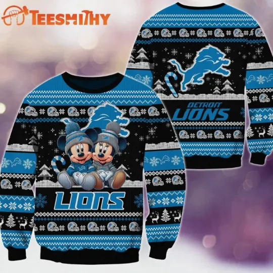 Discover Lion Mickey Ugly Christmas Sweater Gift For Christmas