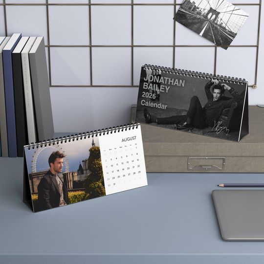 Jonathan Bailey Calendar, Jonathan Bailey Desktop Calendar, Jonathan Bailey 2026 Calendar, Jonathan Bailey Fan gifts