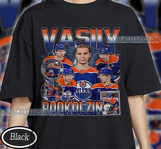 Discover Vintage Vasily Podkolzin shirt, Vasily Podkolzin Tee, Vasily Podkolzin Tee, Bootleg Rap tee, Edmonton Youth Hockey Tee